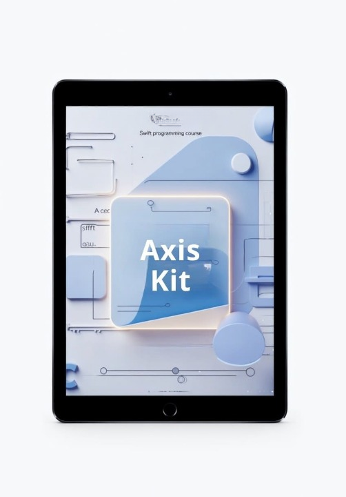 Tablet displaying the 'Axis Kit' on a white background