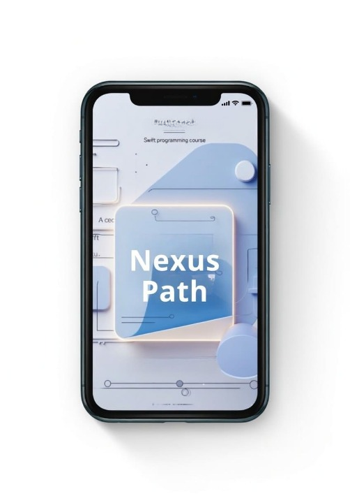 Phone displaying the Nexus Path app on a white background