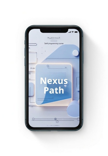 Phone displaying the Nexus Path app on a white background